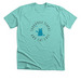 Santa Fe Cat Cafe, a Heather Sea Green Premium Unisex Tee