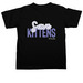 Save Kittens, a Black Comfort Colors Unisex Tee (back-view)