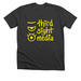 ThirdSight Media Yellow Logo Shirt, a Dark Grey Heather Premium Unisex Tee