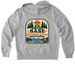 Zip Ups, a Granite Grey Heather Allmade Organic French Terry Zip Up Hoodie (back-view)