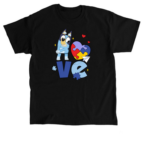 Autism Acceptance, a Black Classic Unisex Tee