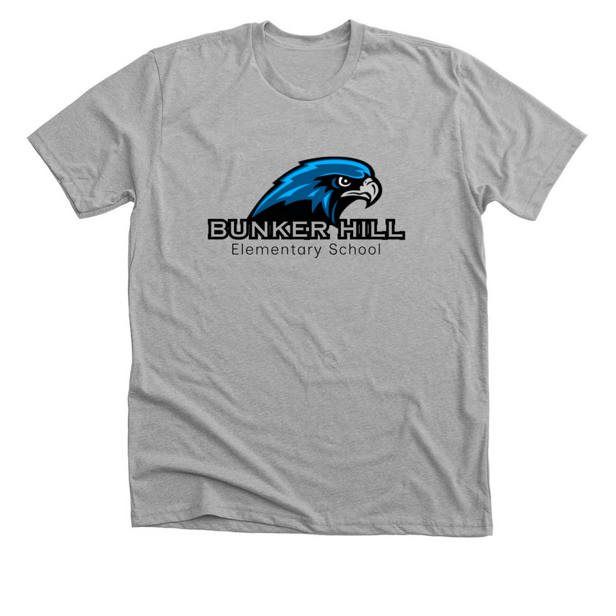 Bunker Hill PTO Shop (BHES), a Athletic Heather Premium Unisex Tee
