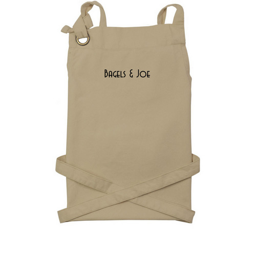 Tan Apron, a Khaki Cotton Canvas Pocket Apron