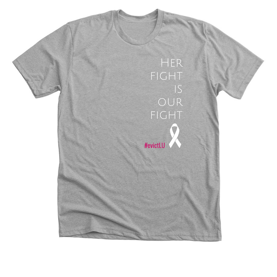Her fight is our fight, a Athletic Heather Premium Unisex Tee