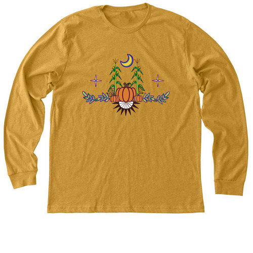 Harvest, a Heather Mustard Premium Long Sleeve Tee