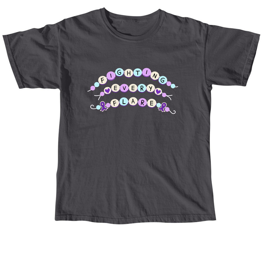 Fighting Every Flare, a Graphite Comfort Colors Unisex Tee