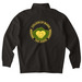 Quarter zip, a Black Midweight Quarter Zip Pullover (back-view)