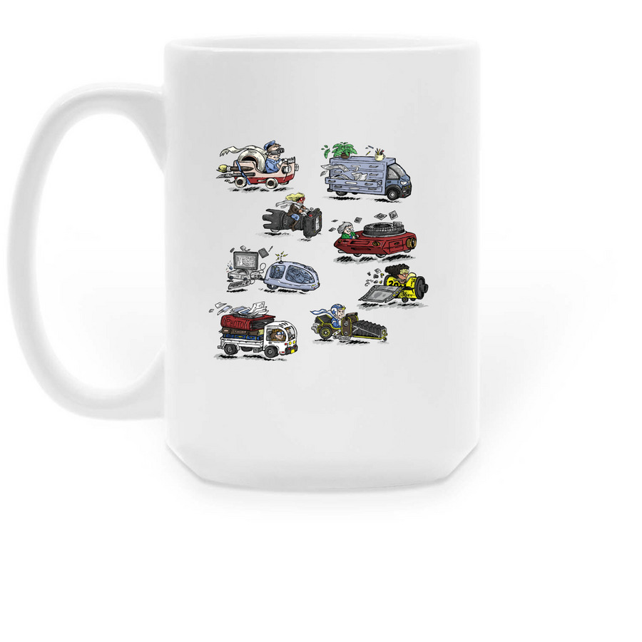 VRA 2026 Zooming In Mug, Style: Projector, a White Large Coffee Mug (back-view)