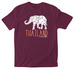 Roaming Rattlers Thailand, a Maroon Softstyle Cotton Tee
