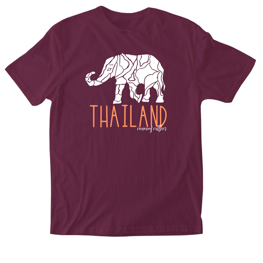 Roaming Rattlers Thailand, a Maroon Softstyle Cotton Tee