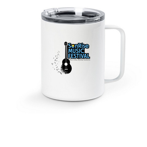 SonRise Tumbler, a White Stainless Steel Travel Mug