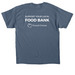 FFO Support Your Local Food Bank, a Indigo Blue Classic Unisex Tee (back-view)