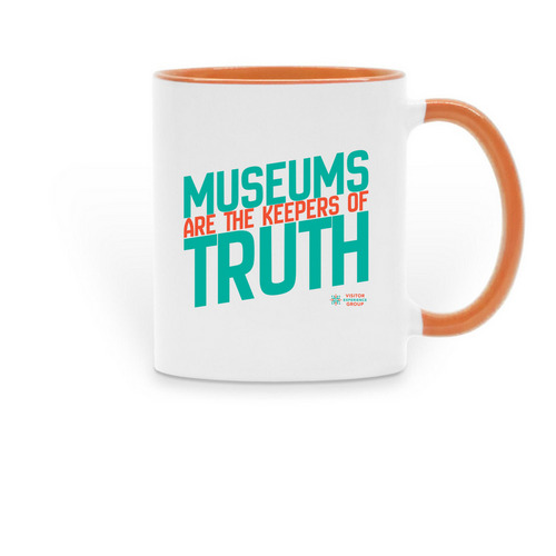 Truth Mug, a Orange Two-Tone Ceramic Mug