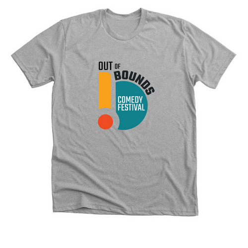 Out of Bounds Comedy Festival, a Athletic Heather Premium Unisex Tee
