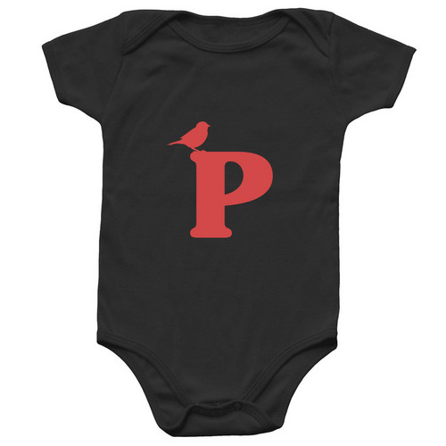 VPP Bird Onesie, a Black Infant Onesie