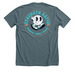 SR Beach Vibes, a Heather Slate Premium Unisex Tee (back-view)
