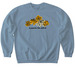 Flowers for Noah (with text), a Stone Blue Softstyle Crewneck Sweatshirt