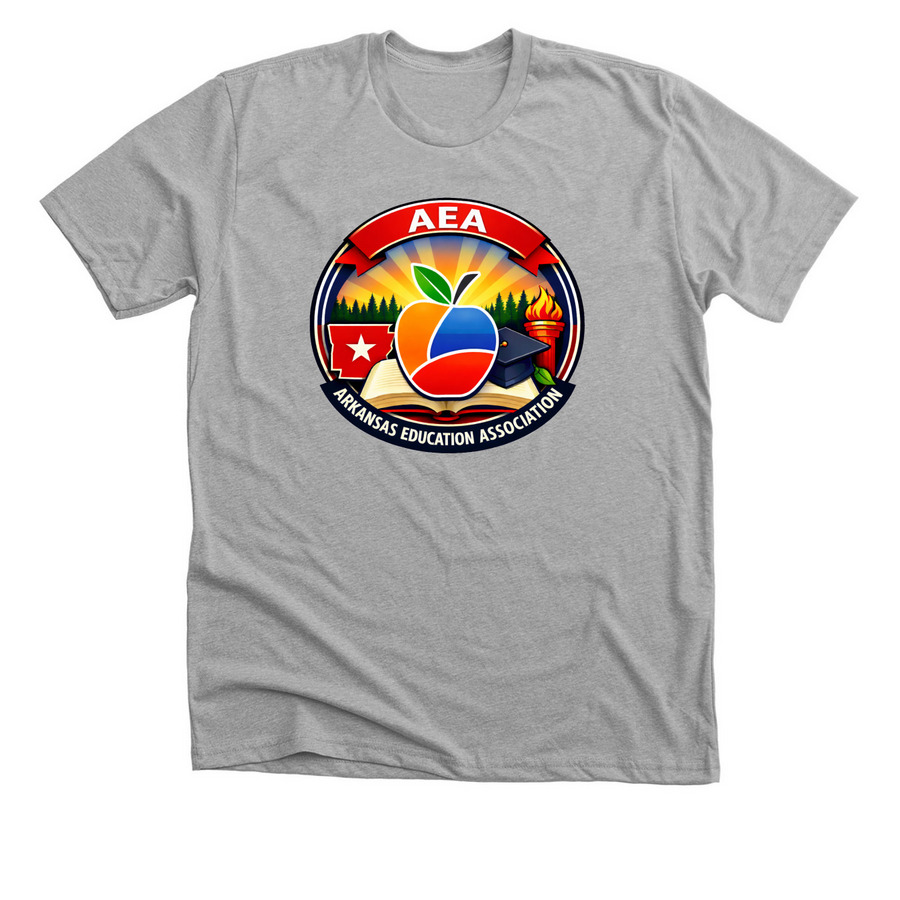 AEA Banner Shirts, a Athletic Heather Premium Unisex Tee