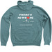Giving Voice Zip-Up & Sweatshirt, a Heather Deep Teal Zip Up Hoodie (back-view)