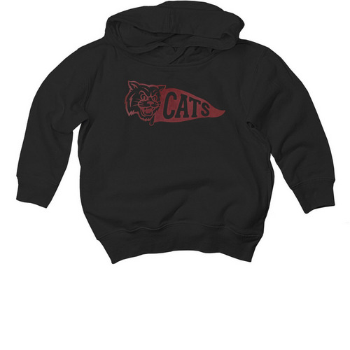 Cats Flag (Toddler), a Black Toddler Pullover Hoodie