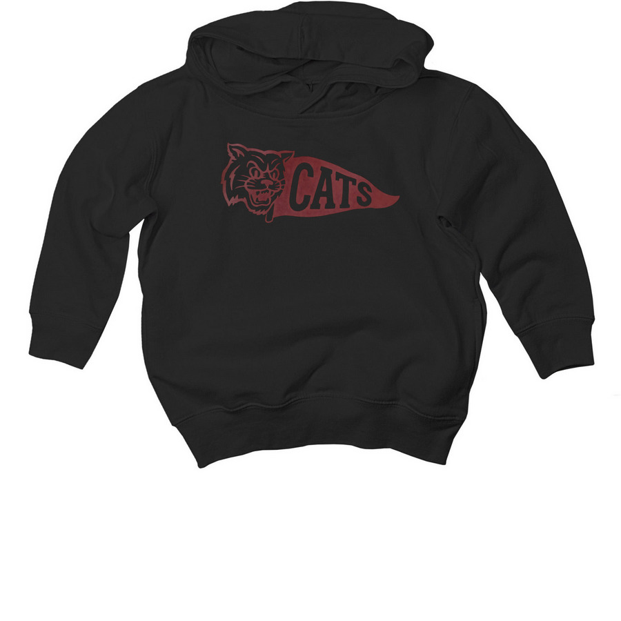 Cats Flag (Toddler), a Black Toddler Pullover Hoodie