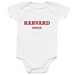 Harvard Dance Infant Onesie, a White Infant Onesie