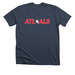ATL vs ALS Lou Gehrig Day, a Heather Midnight Navy Premium Unisex Tee