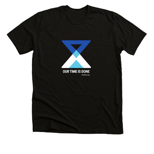 TimeDone Classic, a Solid Black Blend Premium Unisex Tee
