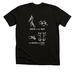 Sign Language Scripture and Visual Art Bible, a Black Heather Premium Unisex Tee