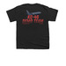 KC46 Demo Team, a Black Youth Unisex Tee (back-view)