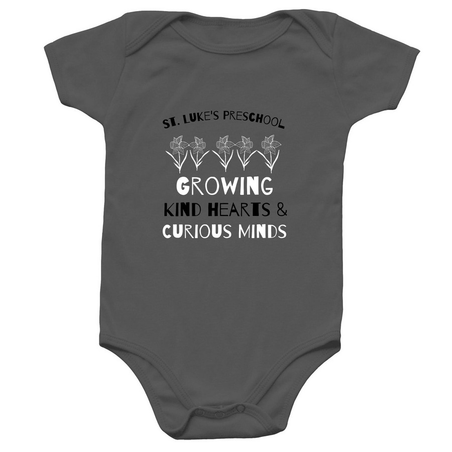 St. Luke's Preschool: Baby, a Charcoal Infant Onesie