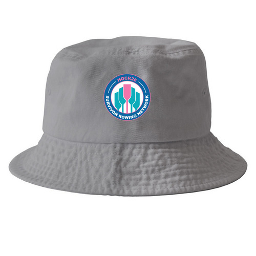 SRN HOCR26 Cap and Bucket Hat, a Grey Printed Bucket Hat