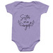 Sister of An Angel Onesie, a Lavender Infant Onesie
