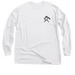 Lochsa Map, a White Classic Long Sleeve Tee