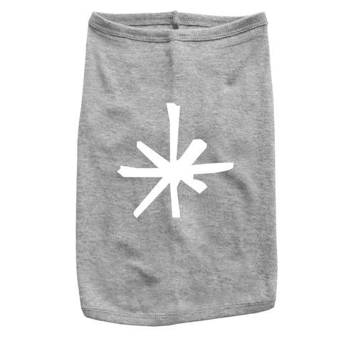 Asterisk Doggos, a Heather Grey Doggie Tee