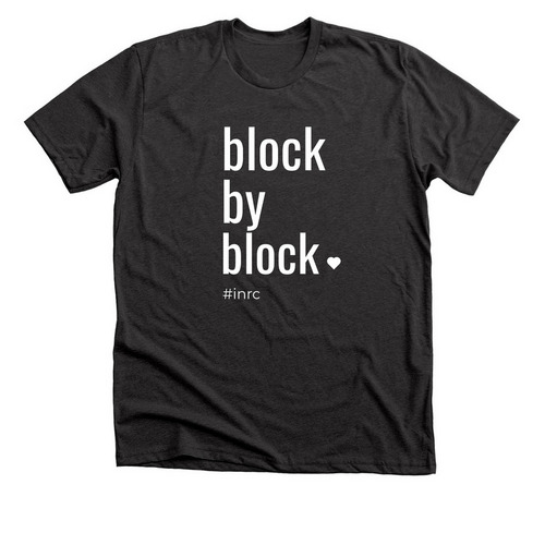 Block By Block Shirts, a Dark Grey Heather Premium Unisex Tee