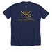 Sun Prairie Baptist&nbsp;, a Solid Navy Blend Premium Unisex Tee (back-view)