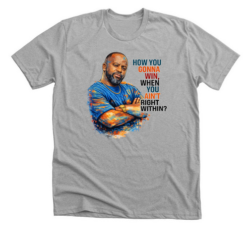 How You Gonna Win, a Athletic Heather Premium Unisex Tee