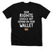 Black Slogan Shirt, a Solid Black Blend Premium Unisex Tee