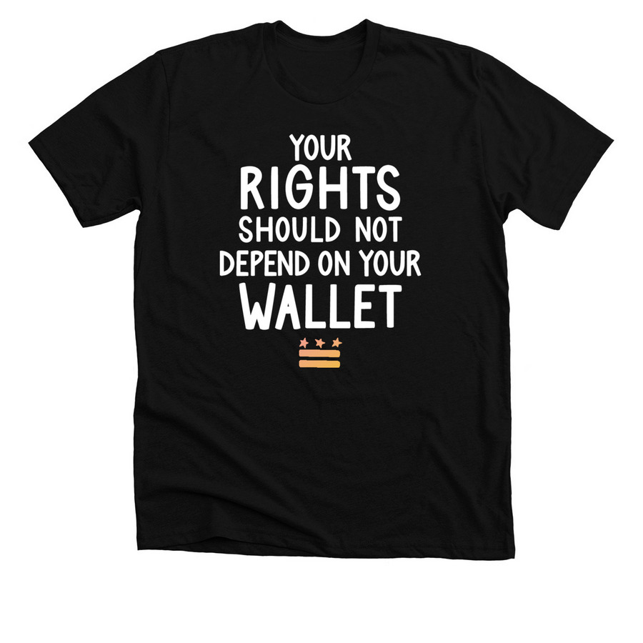 Black Slogan Shirt, a Solid Black Blend Premium Unisex Tee