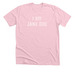I am Jane Doe, a Heather Pink Premium Unisex Tee