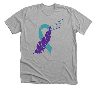 SOARING EAGLES, a Athletic Heather Premium Unisex Tee