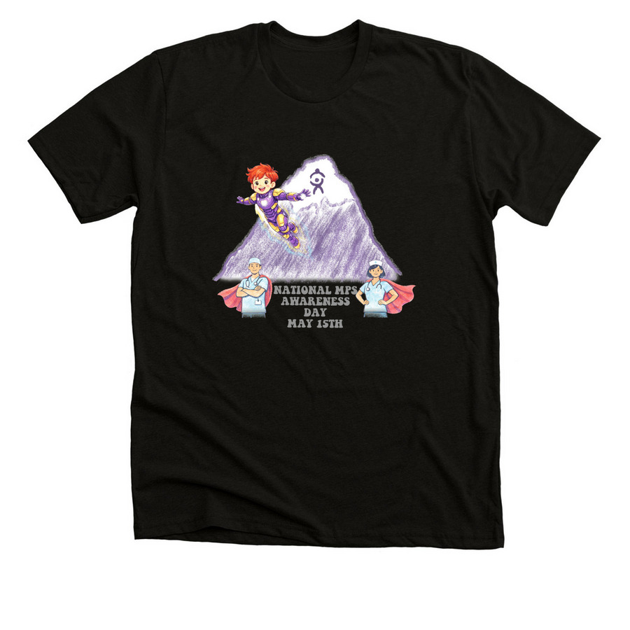 MPS-1, a Solid Black Blend Premium Unisex Tee