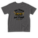 Toddler Too tough&nbsp;, a Charcoal Toddler Tee