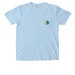Out of Bounds Comedy, a Chambray Comfort Colors Pocket Tee