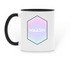 MAASIN Logo Mug, a Black Two-Tone Ceramic Mug (back-view)