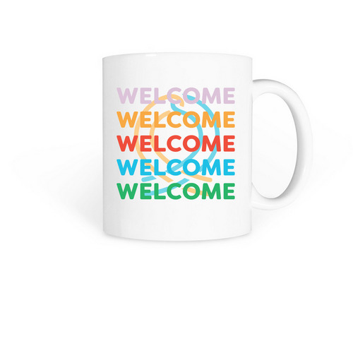 Welcome Mug, a White Coffee Mug