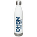 OHBM EST. 1995 Water Bottle, a White Stainless Steel Water Bottle