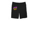 Good Vibes Only Fleece Shorts, a Black Midweight Fleece Shorts (back-view)