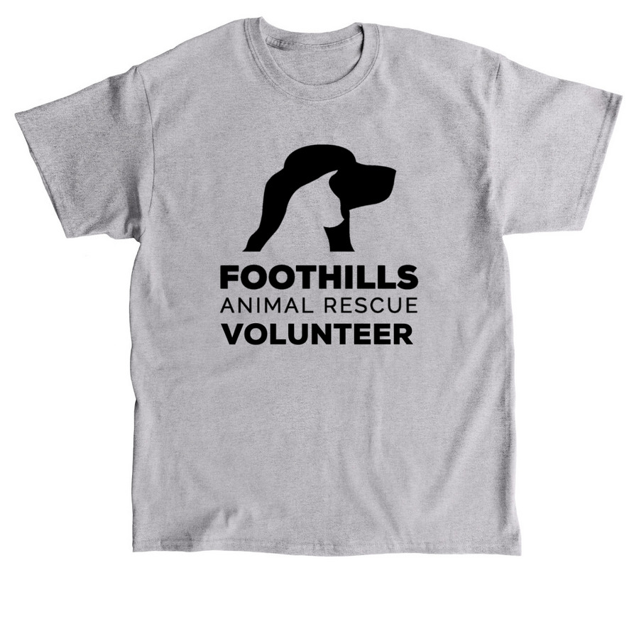FAR Volunteer Shirt (Black Logo), a Sport Grey Classic Unisex Tee